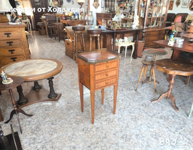 шкафче Луи 16-ти с интарзия, снимка 10 - Шкафове - 52524490