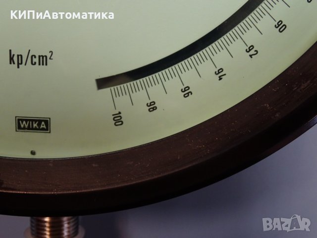 образцов манометър WIKA NG 250 model 342.11 100Bar, снимка 5 - Резервни части за машини - 42131923