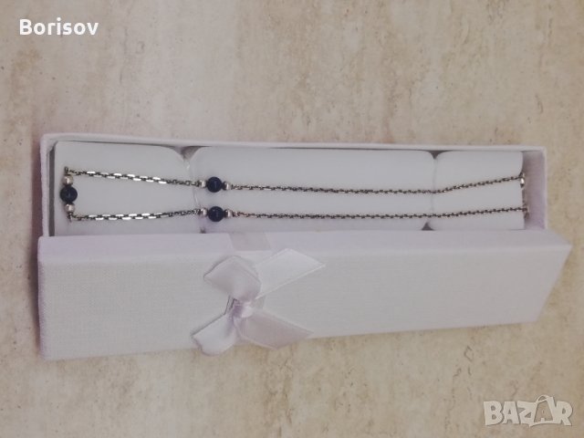 Дамско сребърно колие, снимка 1