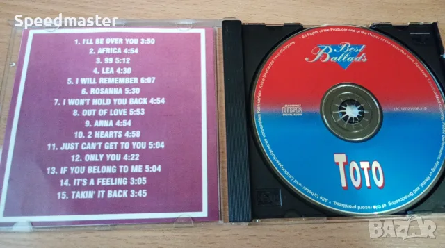 Toto - Best Ballads, снимка 2 - CD дискове - 56141355