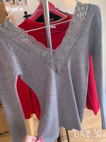 Нова блуза в три цвята, снимка 14 - Блузи с дълъг ръкав и пуловери - 39547095