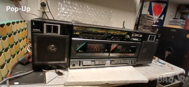 Ретро радиокасетофон AIWA CA-W 30, снимка 2 - Радиокасетофони, транзистори - 50335703