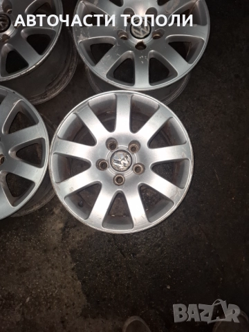 Алуминиеви джанти 5х112мм 15цола Ауди Фолкссаген Шкода, снимка 2 - Гуми и джанти - 52458031
