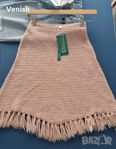 Нови дънки H&M 2бр и пончо, снимка 10 - Дънки - 51532112