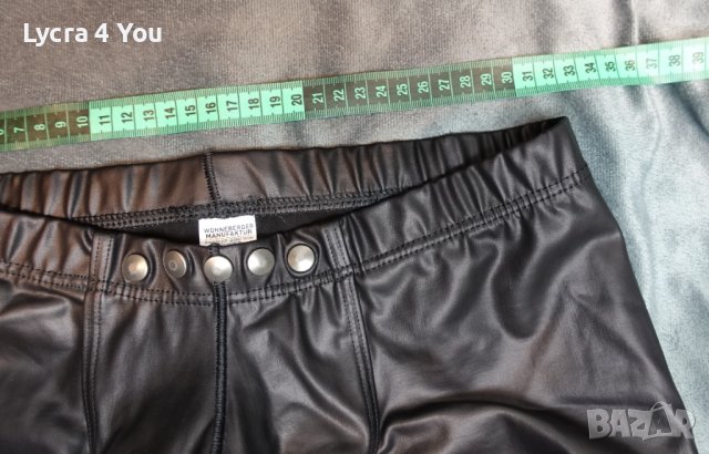 M размер, черни кожени мъжки боксерки, снимка 11 - Бельо - 37242038