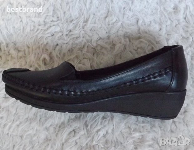 Обувки, черни, естествена кожа, код 276/ББ1/48, снимка 2 - Дамски ежедневни обувки - 36752047