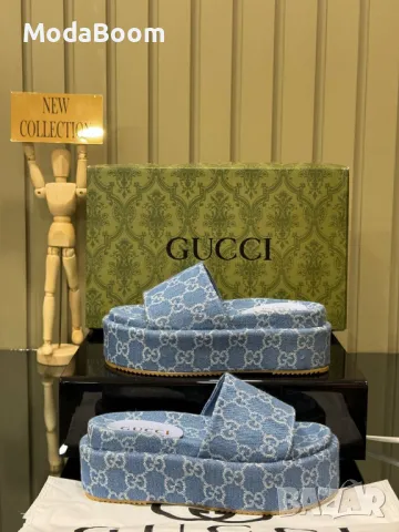 Gucci дамски чехли , снимка 2 - Чехли - 48473565