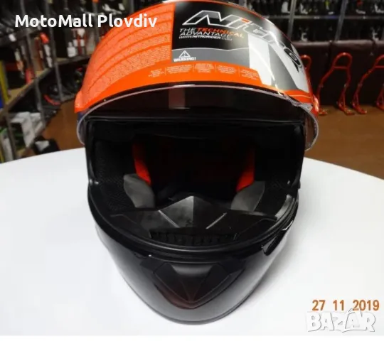 Nitro 3100 каска размер s m l xl мото пистова каска шлем мотор нова, снимка 5 - Аксесоари и консумативи - 49243043