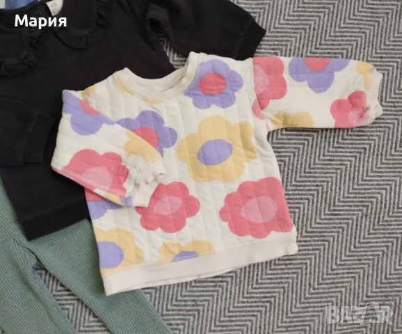 Zara, HM дрехи за момиче 6-9м, снимка 4 - Бебешки блузки - 49112608