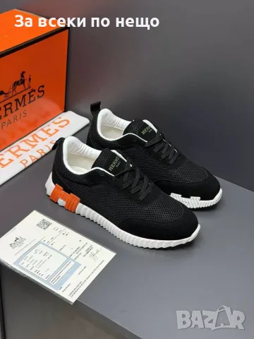 Hermes Мъжки Маратонки👟Мъжки Спортни Обувки Хермес - Налични Различни Цветове Код SEM-751, снимка 3 - Маратонки - 56110759
