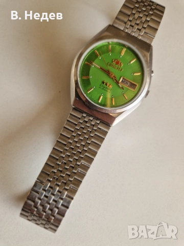 ORIENT Crystal, Three star, cal. 46943, 21 jewel automatic Japan TOP!