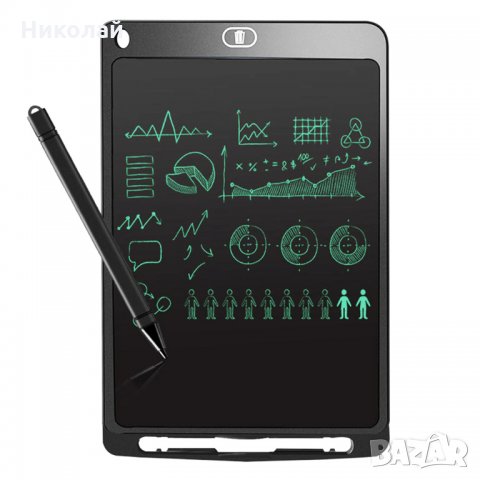 Вечен Таблет За Записки И Рисуване LCD Writing Tablet 8.5 Инча, 22 См Диаг, Дждж , снимка 3 - Образователни игри - 29289890