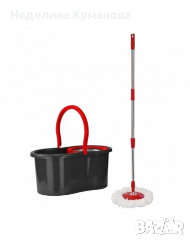 ❌ Моп с кофа, самоизтискващ се моп за почистване 360 градуса ❌, снимка 3 - Мопове, кофи, четки и метли - 37576993