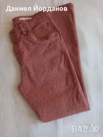 EDC by Esprit - Панталон Чино - Керемидено червен със ситен десен, XS, снимка 9 - Панталони - 55835862