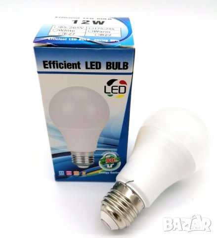 LED ЛАМПА E27 12W ТОП цена на ВНОСИТЕЛ, снимка 1