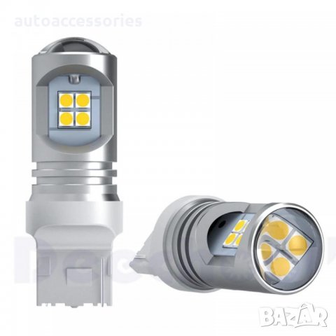 3000051797 Крушки диодни T20 7443 W21W 3030 чип 12 Led , снимка 3 - Аксесоари и консумативи - 34382363