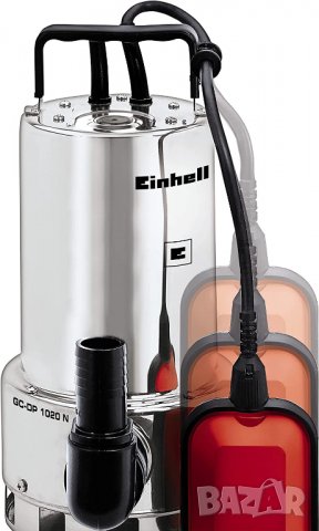 Потопяема помпа за замърсена вода Einhell GC-DP 1020 N, 1000 W, 9 м, снимка 6 - Водни помпи - 39966201
