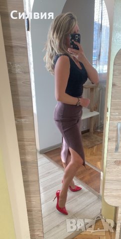 Рипсена миди пола, снимка 4 - Поли - 35454711