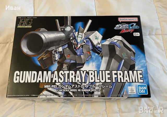 Gundam Astray Blue Frame – сглобен, пълен комплект, снимка 2 - Други игри - 53931637