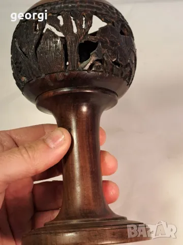 абаносов свещник 23/5, снимка 8 - Декорация за дома - 49341316