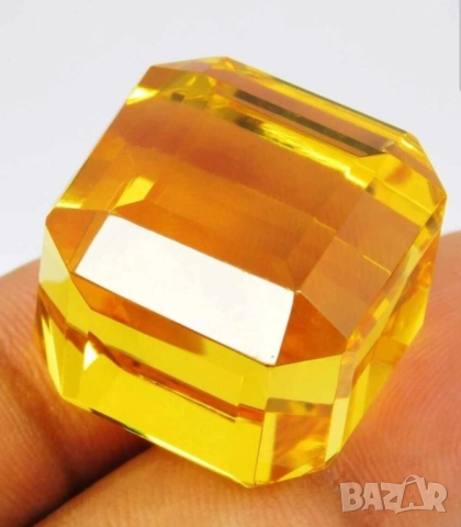 Голям Цитрин камъкът на изобилието, успеха и щастието 101.75 карата  със сертификат