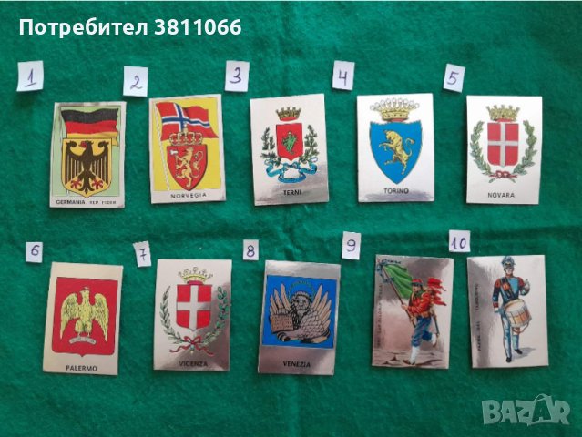 Panini old stickers/ Стари италиански стикери на панини, снимка 1 - Колекции - 44811479