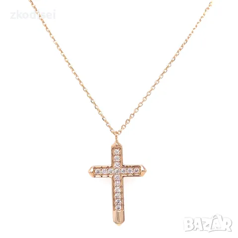 Златно колие 3,0гр. 40,0см. 14кр. проба:585 модел:29595-6, снимка 1