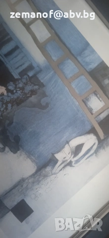 Литография Rosina Wachtmester сребьрно фолио, снимка 3 - Други ценни предмети - 54006065