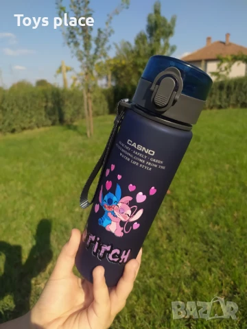 Шише за вода Лило и Стич Lilo and Stitch , снимка 5 - Ученически пособия, канцеларски материали - 50893586