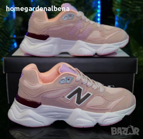 New Balance 9060 – Дамски маратонки розово/лилаво | Размери 37–39, снимка 4 - Маратонки - 54314492
