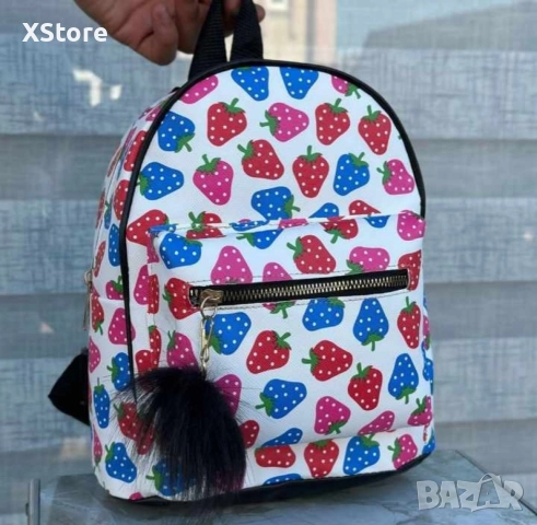 Компактни цветни ранички с пухче ,изкушение за всеки ценител., снимка 9 - Раници - 52583689