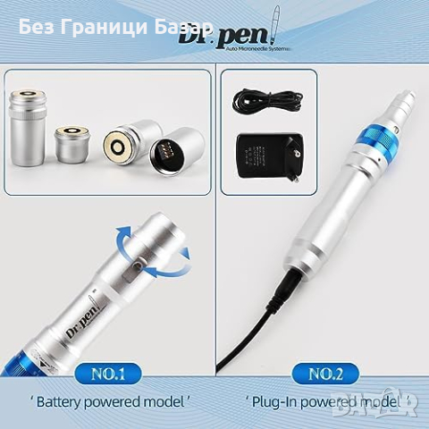 Нов Електрически дерма уред Dr Pen с Регулируеми Игли за Бръчки и Акне, снимка 3 - Други - 44580327