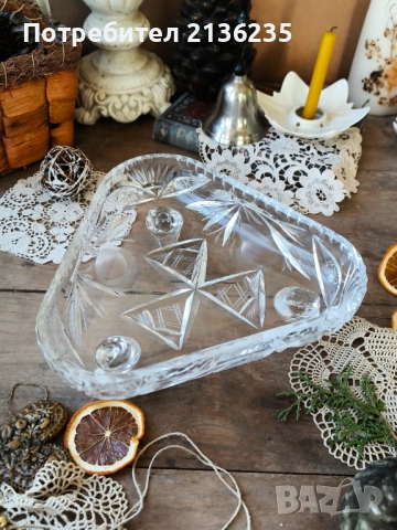 Кристална кипа, снимка 5 - Сервизи - 52632598