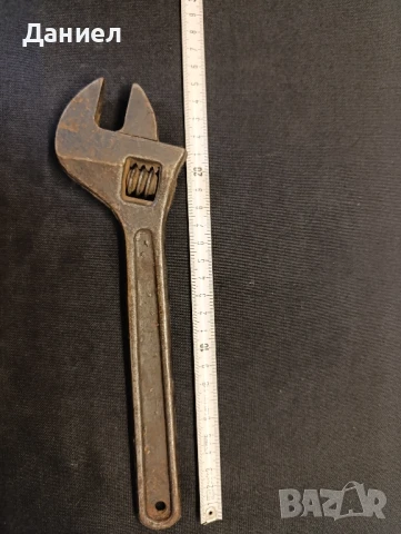 Съветски "френски"ключ, снимка 5 - Антикварни и старинни предмети - 51184506