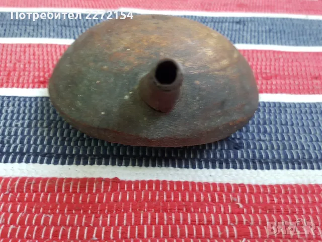 Стара барутница паласка , снимка 2 - Антикварни и старинни предмети - 48512326