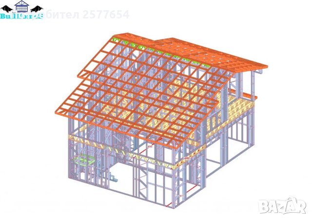Къща,Бунгало,Преместваема къща,Сглобяеми къщи,Модулни,Жилищни-160,7м², снимка 2 - Строителни материали - 44191605