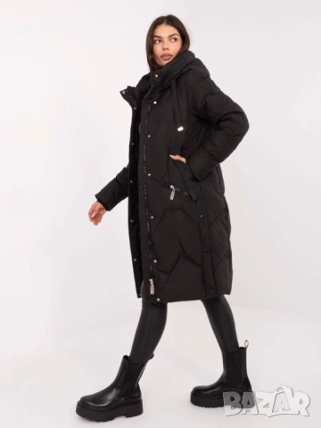 Дамско дълго зимно яке, 3цвята , снимка 8 - Якета - 52268880