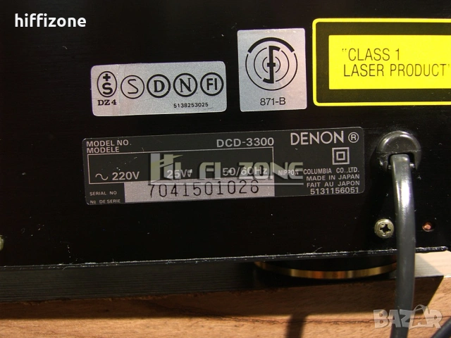 CD плеър  Denon dcd-3300 , снимка 10 - Ресийвъри, усилватели, смесителни пултове - 54165507