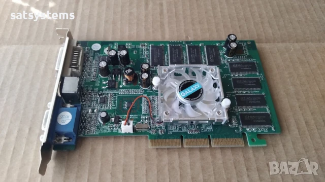 Видео карта NVidia GeForce Galaxy FX5500 256MB DDR 128bit AGP, снимка 5 - Видеокарти - 51393499