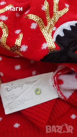 Коледен пуловер Мини Маус 6-7 години, снимка 3 - Детски пуловери и жилетки - 38599470