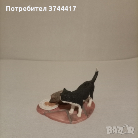 Много красива фигурка статуетка Border Fine Arts Black White Cats 2008 Произведено в Шотландия , снимка 3 - Статуетки - 44782508