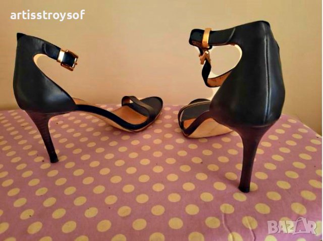 Токчета естествена кожа Musete и Banana Republic, размер 38, снимка 3 - Дамски обувки на ток - 36983367