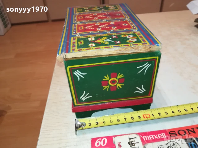 КРАСИВА ДЪРВЕНА КУТИЯ 1708251752, снимка 4 - Антикварни и старинни предмети - 51394461
