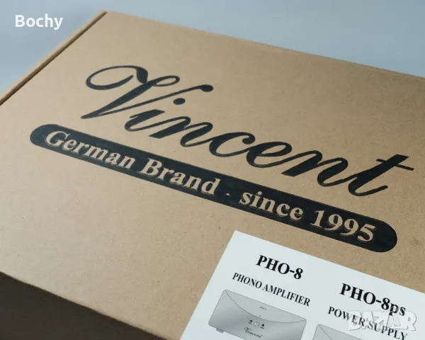 Vincent PHO-8, PHO-8S, phono preamp, MM/MC, фоно предусилвател, Hi-Fi, черен, снимка 7 - Ресийвъри, усилватели, смесителни пултове - 56222558