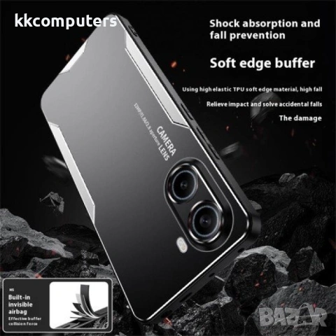 Xiaomi Poco X7 Pro 5G / Redmi Turbo 4 5G Aluminium Alloy/ Anti-drop Удароустойчив Калъф и Протектор, снимка 5 - Калъфи, кейсове - 53177444