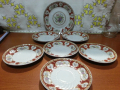 Стар български порцелан чинии , снимка 1 - Антикварни и старинни предмети - 44701043