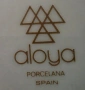 Порцеланова чиния Aloya Porcelana Spain, снимка 2