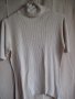 Поло беж от коприна, размер М, снимка 2