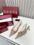 Редки Gucci Official Women shoes Crystals дамски обувки ток , снимка 7