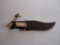 Невероятен ловен испански нож Apache рогова дръжка , снимка 12